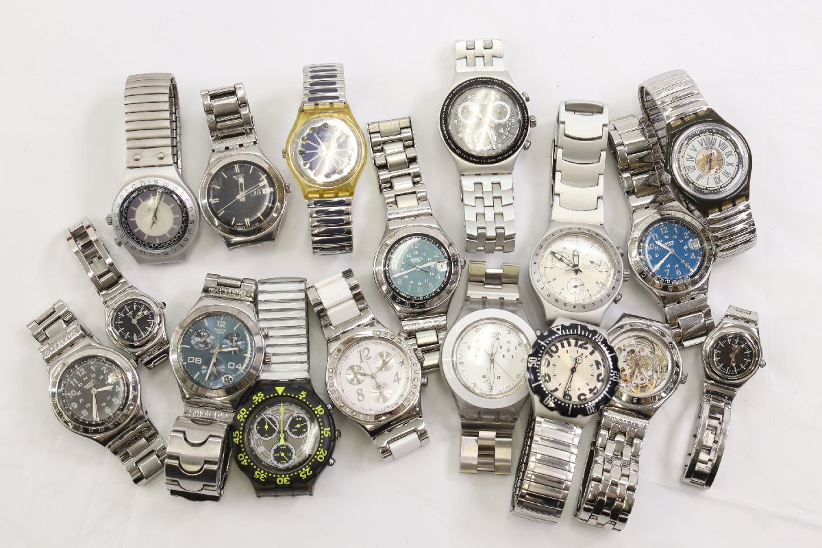 【99点】Swatch スウォッチのみ IRONY POP scuba アイロニー ポップ 等 クォーツ 自動巻き メンズ レディース 腕時計 まとめ売り 4467-HA_画像5