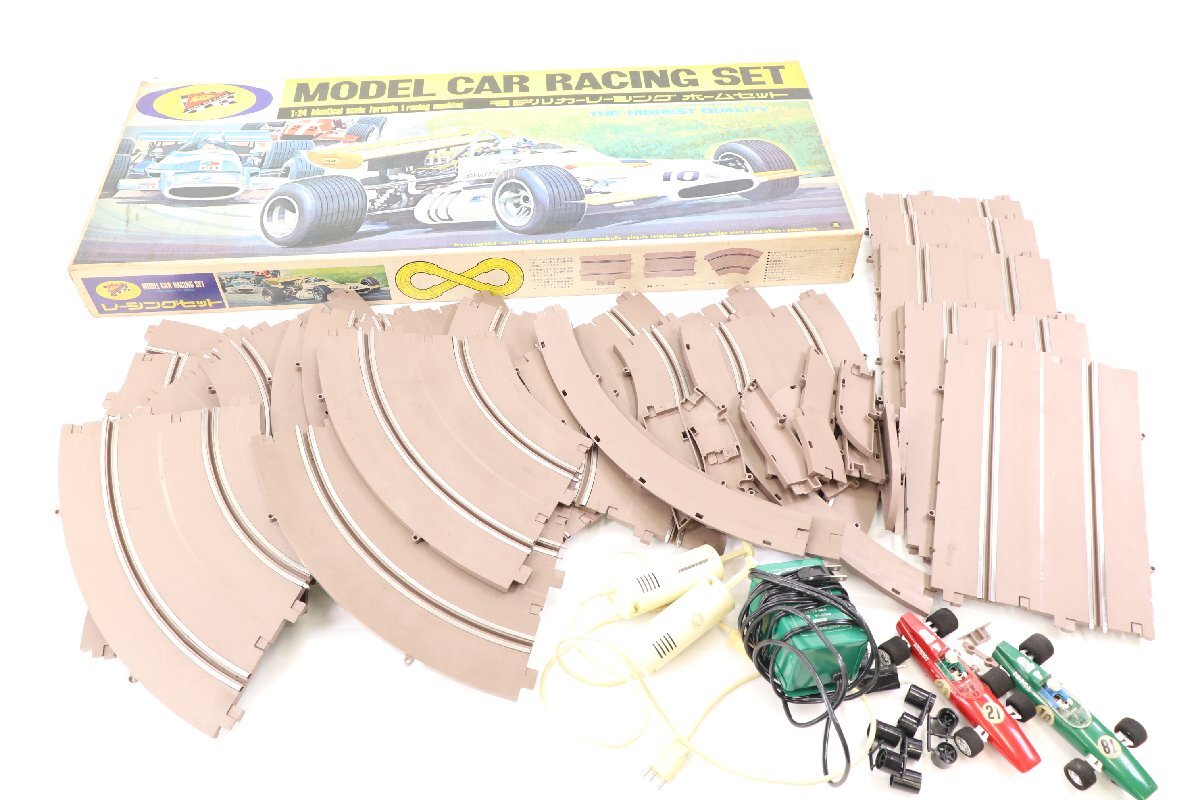 【2点】ニチモ 1/24.1/32 レーシングカー ホームサーキット トラックセット/モデルカーレーシング ホームセット おもちゃ まとめ 4665-SM_画像7