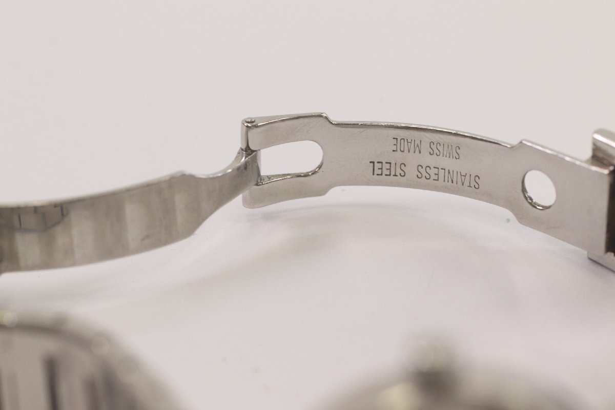 BVLGARI ブルガリ BB30SS ブルガリブルガリ クォーツ デイト ボーイズ 腕時計 黒文字盤 カレンダージャンク 4415-HA_画像9