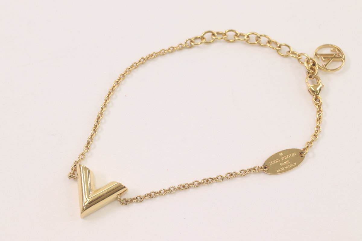 LOUIS VUITTON Louis Vuitton esen автомобиль ruV браслет Gold цвет браслет женский мужской аксессуары 4709-K