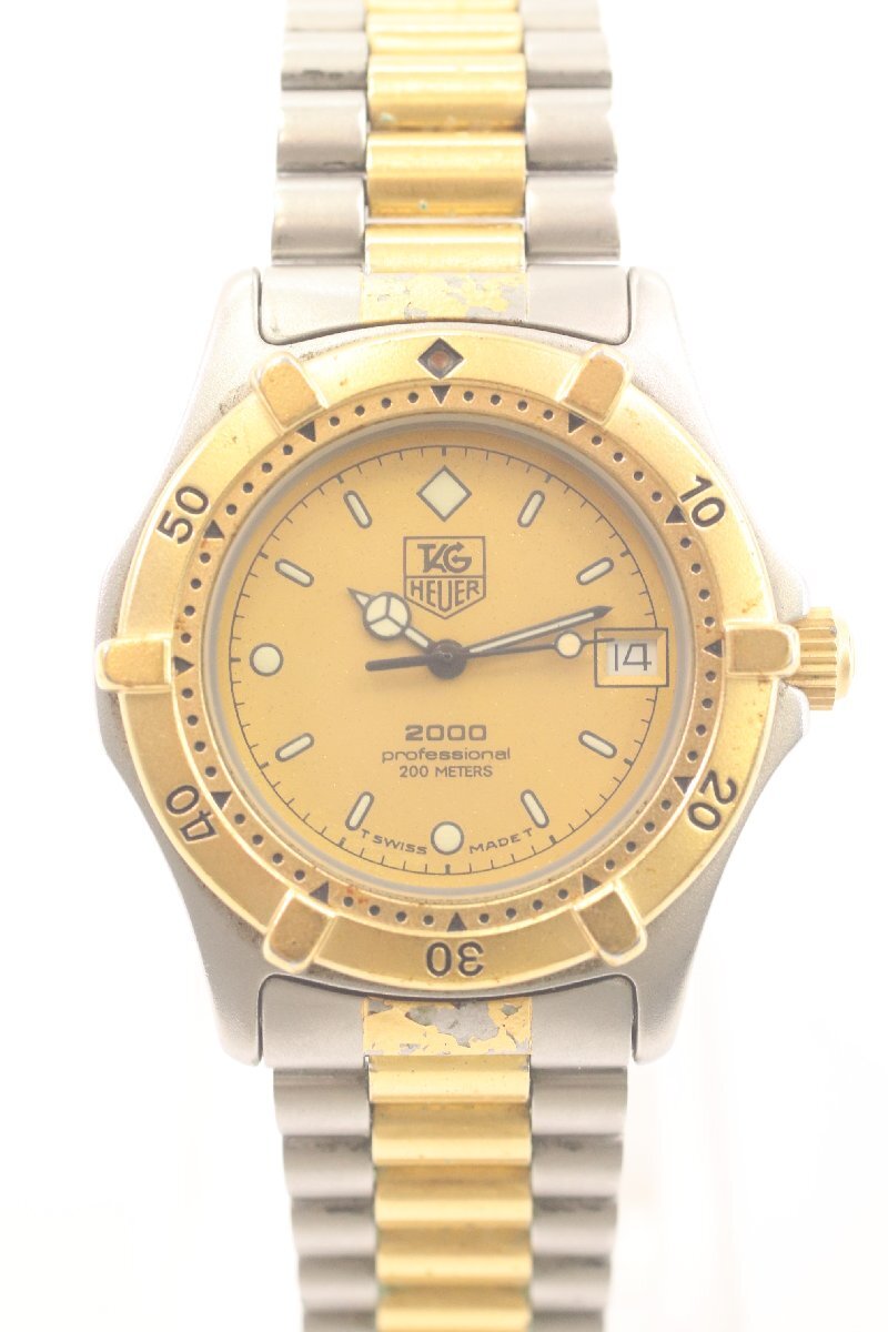 TAG HEUER タグホイヤー 2000 964.013 プロフェッショナル 200M クォーツ デイト コンビカラー メンズ 腕時計 稼動品 4405-HA_画像1