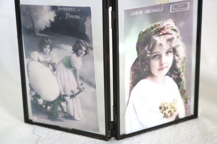 50% OFF SALE !!即決 ■ 写真が４枚入れられるガラスのフォトスタンド B ■ 新品・現行品_画像4