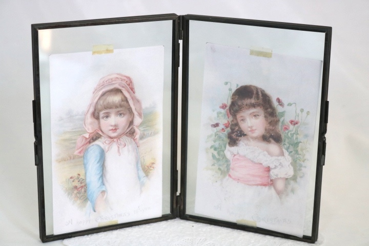 50% OFF SALE !!即決 ■ 写真が４枚入れられるガラスのフォトスタンド B ■ 新品・現行品_画像2