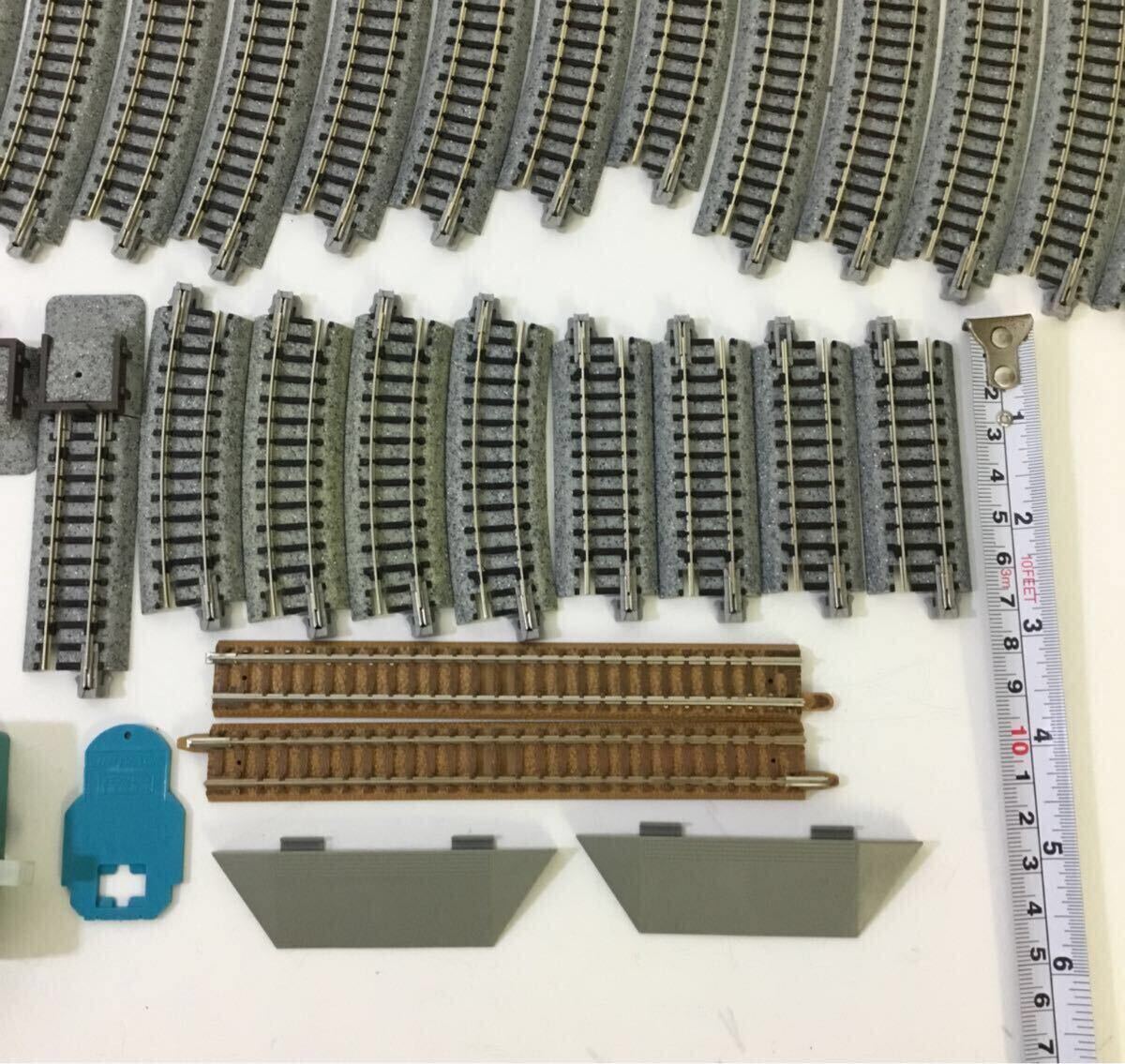 KATO 鉄道模型 パーツ パワーパック スタンダード no.22-011 電動ポイントスイッチ フィーダー線路 直線線路 曲線線路 /学研 パワーパック_画像9