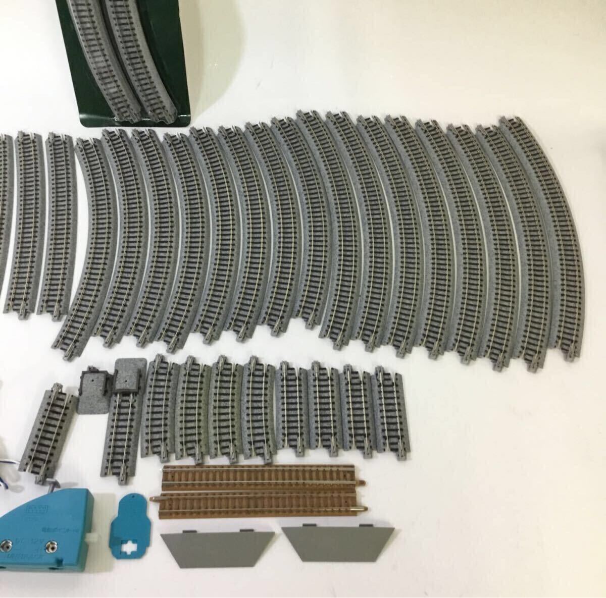 KATO 鉄道模型 パーツ パワーパック スタンダード no.22-011 電動ポイントスイッチ フィーダー線路 直線線路 曲線線路 /学研 パワーパック_画像6