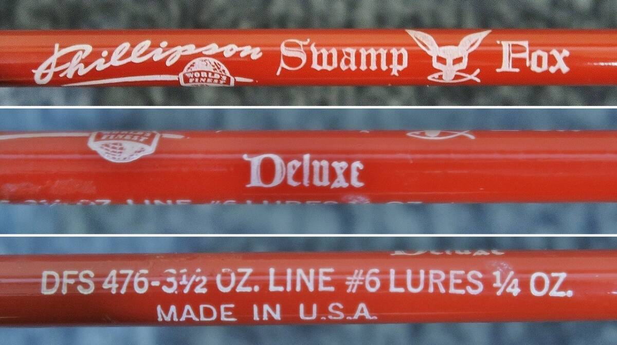 Phillipson/filipsonSwamp Fox Deluxe DFS 476 нахлыстовое удилище (128) удочка / fly рыбалка 