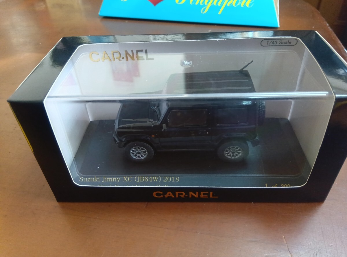 ★★1/43 カーネル スズキ ジムニー XC オプション グリル付 JB64W ブラック CARNEL SUZUKI JIMNY BLACK 2018 300個限定★★_画像3