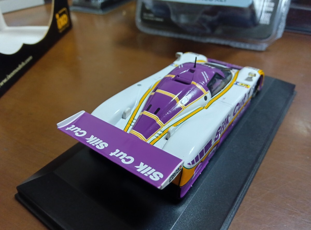 ★★1/43 イクソ ジャガー XJR9 ルマン 1988 ブランドル ニールセン IXO JAGUAR XJR9 LE MANS BRUNDLE SILK CUT シルクカット タバコ ＃1★_画像2
