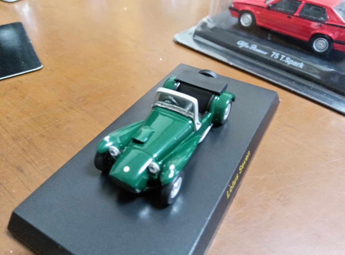 ★★1/64 京商 ロータス セブン グリーン サークルKサンクス KYOSHO LOTUS SEVEN GREEN ファミリーマート★★_画像1