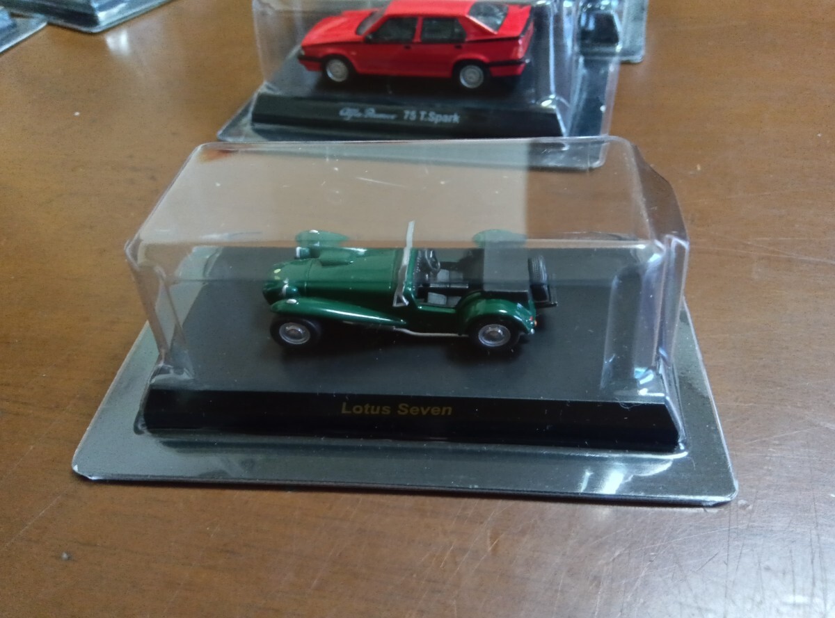 ★★1/64 京商 ロータス セブン グリーン サークルKサンクス KYOSHO LOTUS SEVEN GREEN ファミリーマート★★_画像3