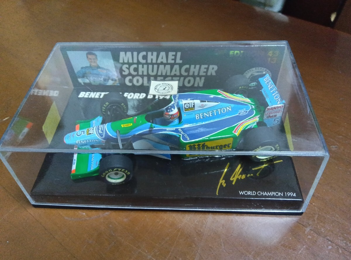 ★★1/43 F1 ベネトン フォード B194 シューマッハ ワールドチャンピオン #5 Minichamps BENETTON FORD B194 SCHUMACHER 1994★★_画像4
