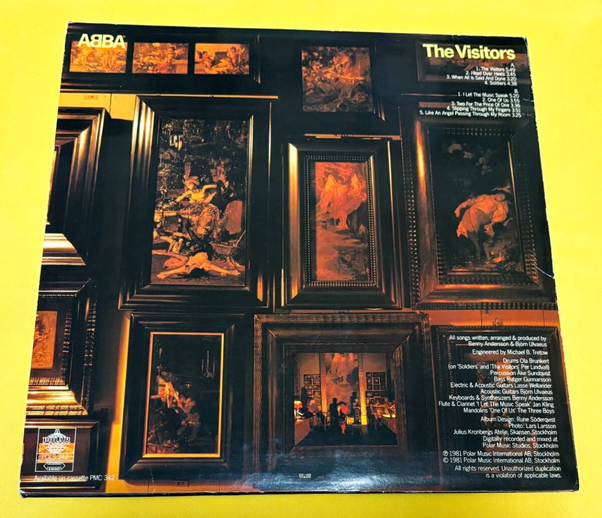 ◆スウェーデンORG◆ ABBA / THE VISITORS ◆POLARオリジナル盤！_画像4