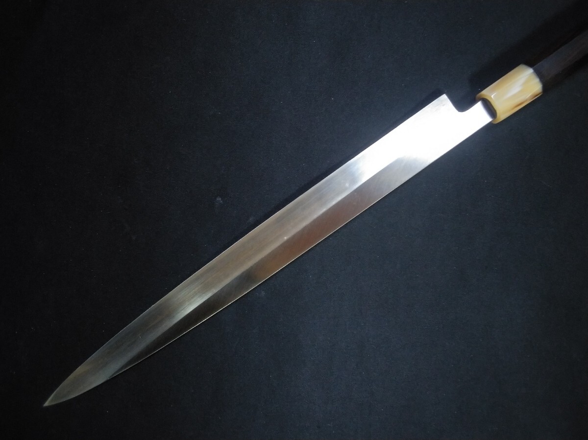  замок гора режущий инструмент завод ( Sakai для бизнеса режущий инструмент производитель прямые продажи ) сяку .., суши . супер сталь super книга@ жарение ( частично стальной )( устойчивый к коррозии ) дерево дверь отделка черное дерево анис звёздчатый вода корова рисунок 