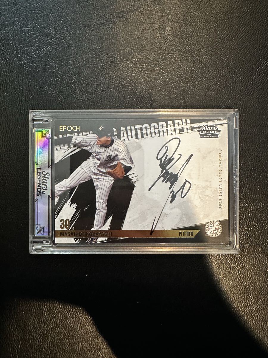 [38 листов ограничение Kobayashi . Британия ]2025 Epoch Chiba Lotte Stars&Legend автограф автограф карта on карта прямой документ .