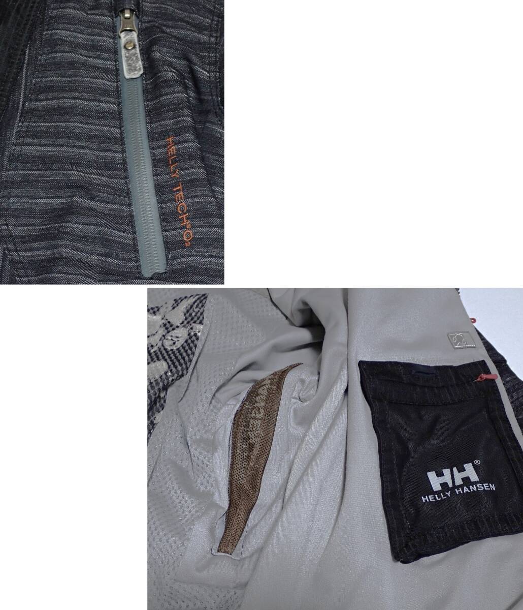 ジャンク HELLY HANSEN ヘリーハンセン ジャケット L サイズ アウトドア スノーボード ウェア_画像8