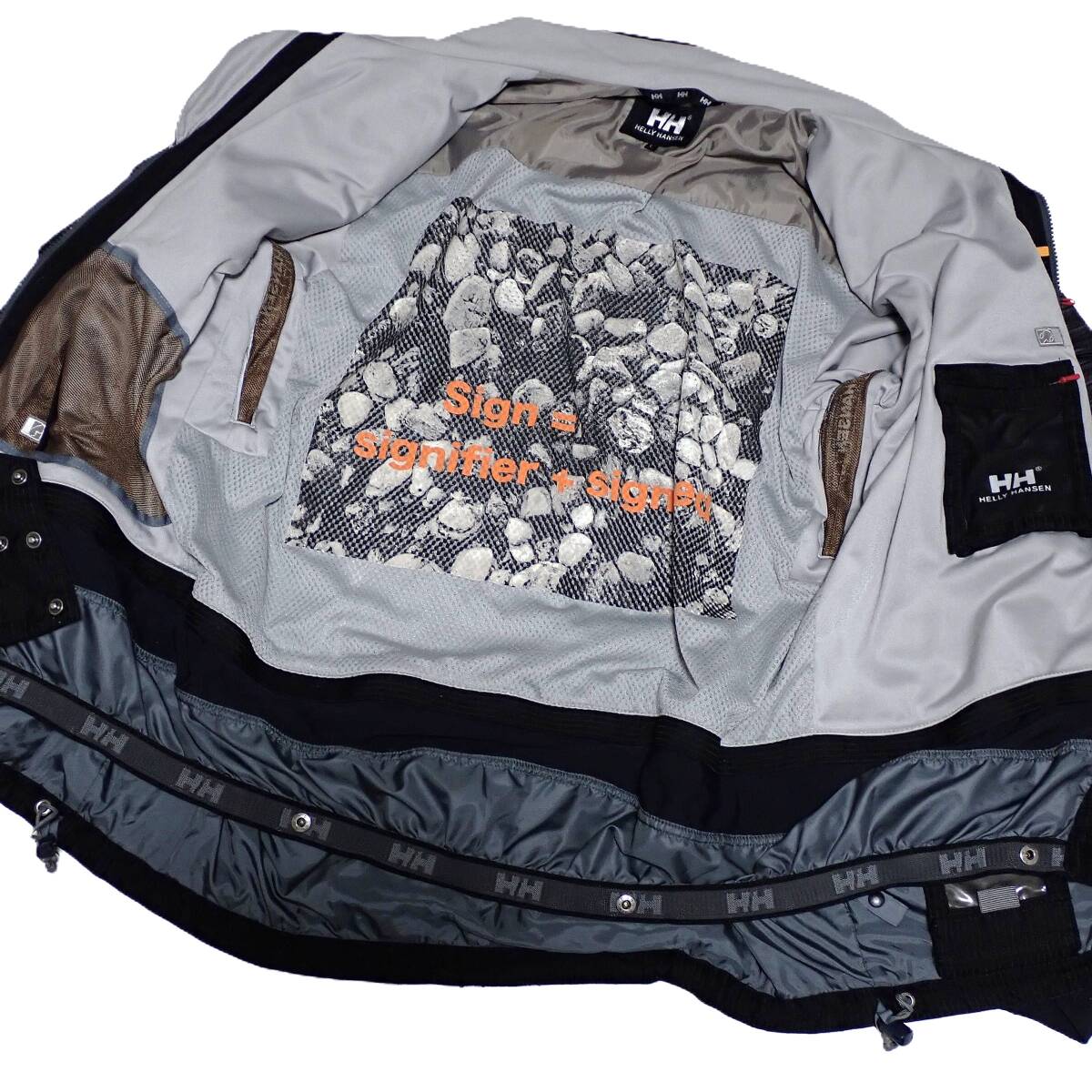 ジャンク HELLY HANSEN ヘリーハンセン ジャケット L サイズ アウトドア スノーボード ウェア_画像5