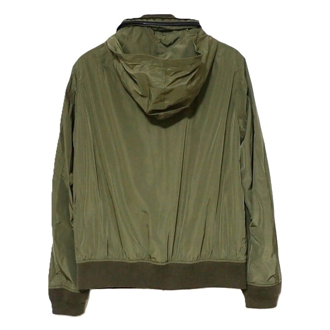 【極美品】BEAMS HEART ビームスハート MA-1 ブルゾン ジャケット フード付き　ボリュームネック ミリタリー_画像5