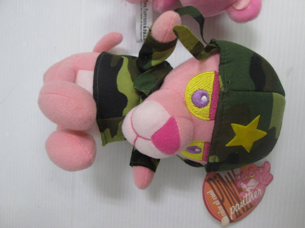 ピンクパンサー　マスコット　ぬいぐるみ　２体まとめて　１５ｃｍ　定形外発送可　送料は商品説明欄に記入_画像2
