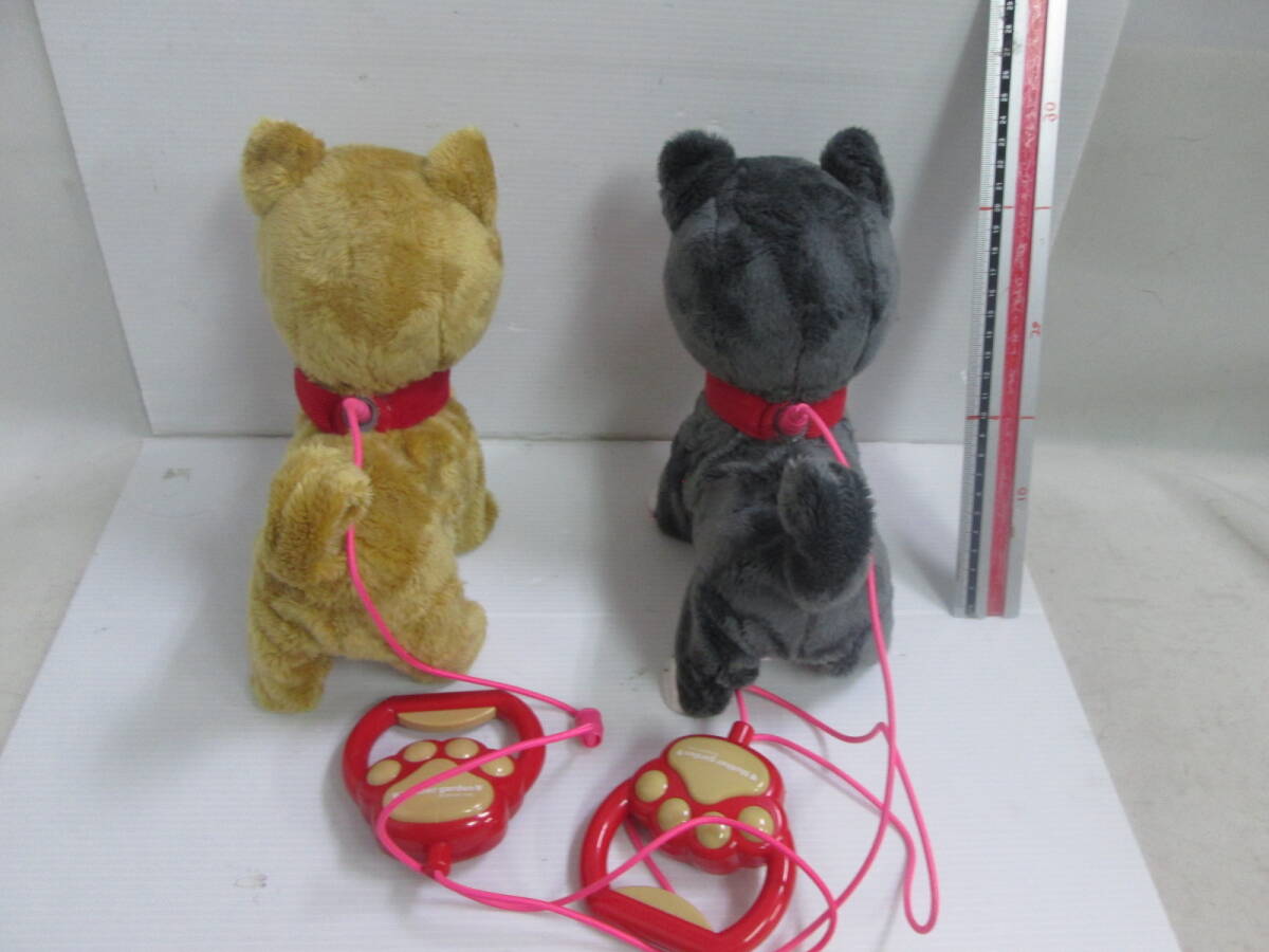 いっしょにおさんぽ　しばいぬ　リードをつけても単体でもなく歩くぬいぐるみ２体セットでテストOK送料は商品説明欄に記入 　関東８５０円_画像3