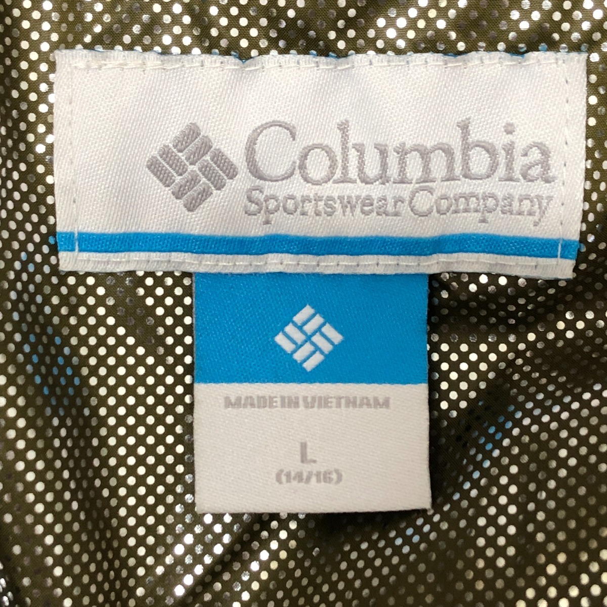 □□ Columbia コロンビア ジャケット パイクレイクフーデッドジャケット SIZE L 220WB0020 オリーブ 傷や汚れあり_画像3