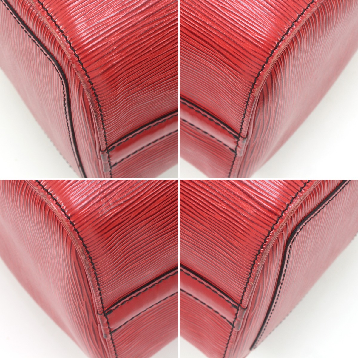 $$ LOUIS VUITTON ルイヴィトン エピ スピーディ35 ハンドバッグ M42997 レッド 傷や汚れあり_画像7