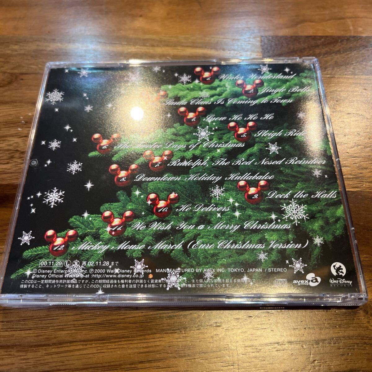 送料無料　CD ディズニー Club Christmas 1枚組 クラブ クリスマス ケース交換 AVCW-12184 CD_画像2