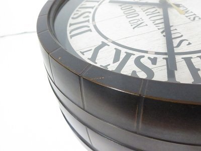 SUNTORY [サントリー] サントリーオールド ウイスキー [SUNTORY OLD WHISKY] 樽型時計 壁掛け時計 アナログ インテリア /ジャンク品 P10.0_画像9