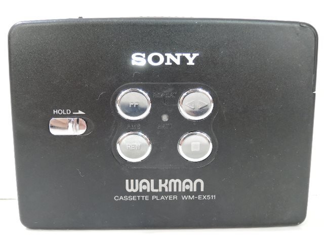 SONY Sony Walkman кассета Walkman WM-EX511 черный аккумулятор нет корпус + зарядное устройство для аккумулятора комплект работоспособность не проверялась / утиль 