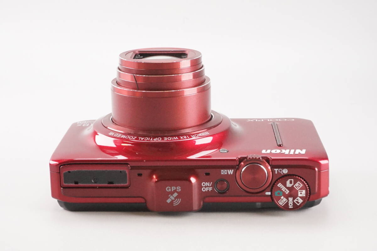 ★実用品★ Nikon ニコン COOLPIX S9300 レッド コンパクトデジタルカメラ_画像6