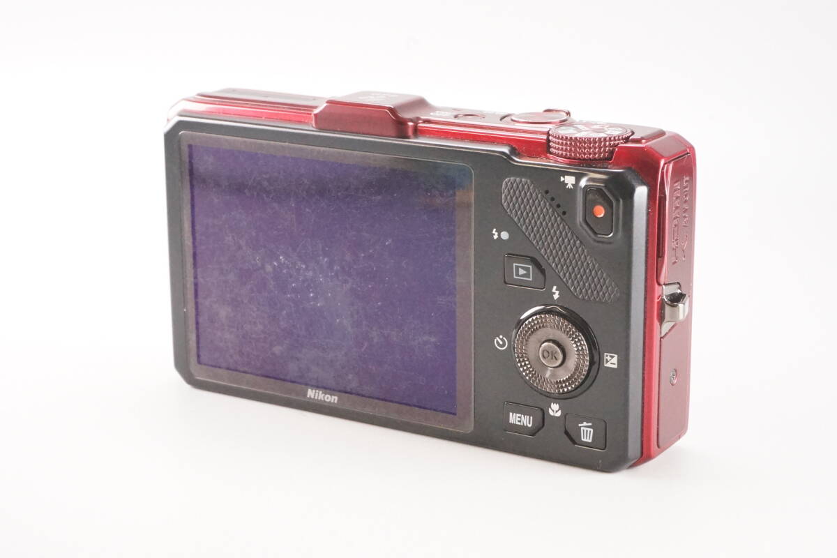★実用品★ Nikon ニコン COOLPIX S9300 レッド コンパクトデジタルカメラ_画像4