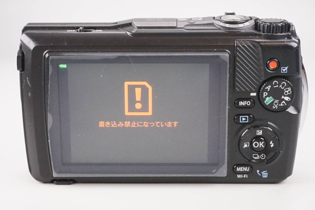 ★現状品 美品★ OLYMPUS オリンパス OM SYSTEM TG-7 ブラック コンパクトデジタルカメラ_画像6