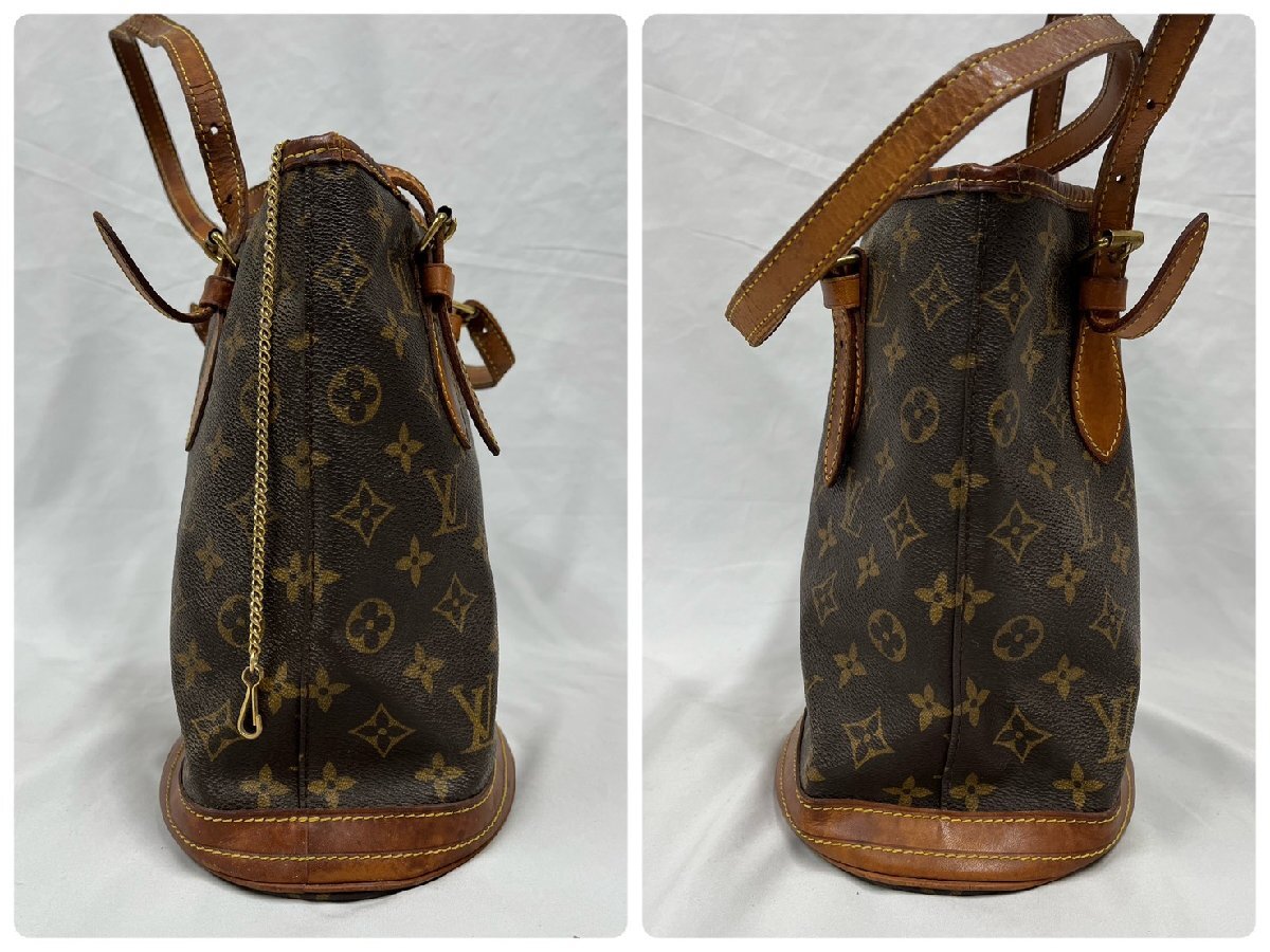 ▽▼ルイヴィトン LouisVuitton モノグラム プチバケットPM バケツ型 トートバッグ ショルダー 肩掛けバッグ レディース ※訳有 M42238▼▽_画像3