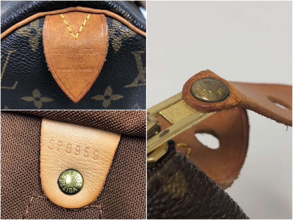 vVLOUIS VUITTON Louis Vuitton speedy 30 монограмма M41526 ручная сумочка Mini сумка "Boston bag" юг столица таблеток * ключ имеется * есть дефект Vv