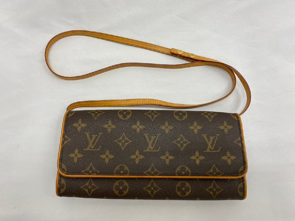 ** LOUIS VUITTON Louis Vuitton монограмма небольшая сумочка twin GM сумка на плечо сумка сумка наклонный .. оттенок коричневого ** M51852