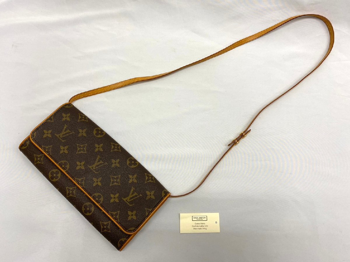** LOUIS VUITTON Louis Vuitton монограмма небольшая сумочка twin GM сумка на плечо сумка сумка наклонный .. оттенок коричневого ** M51852