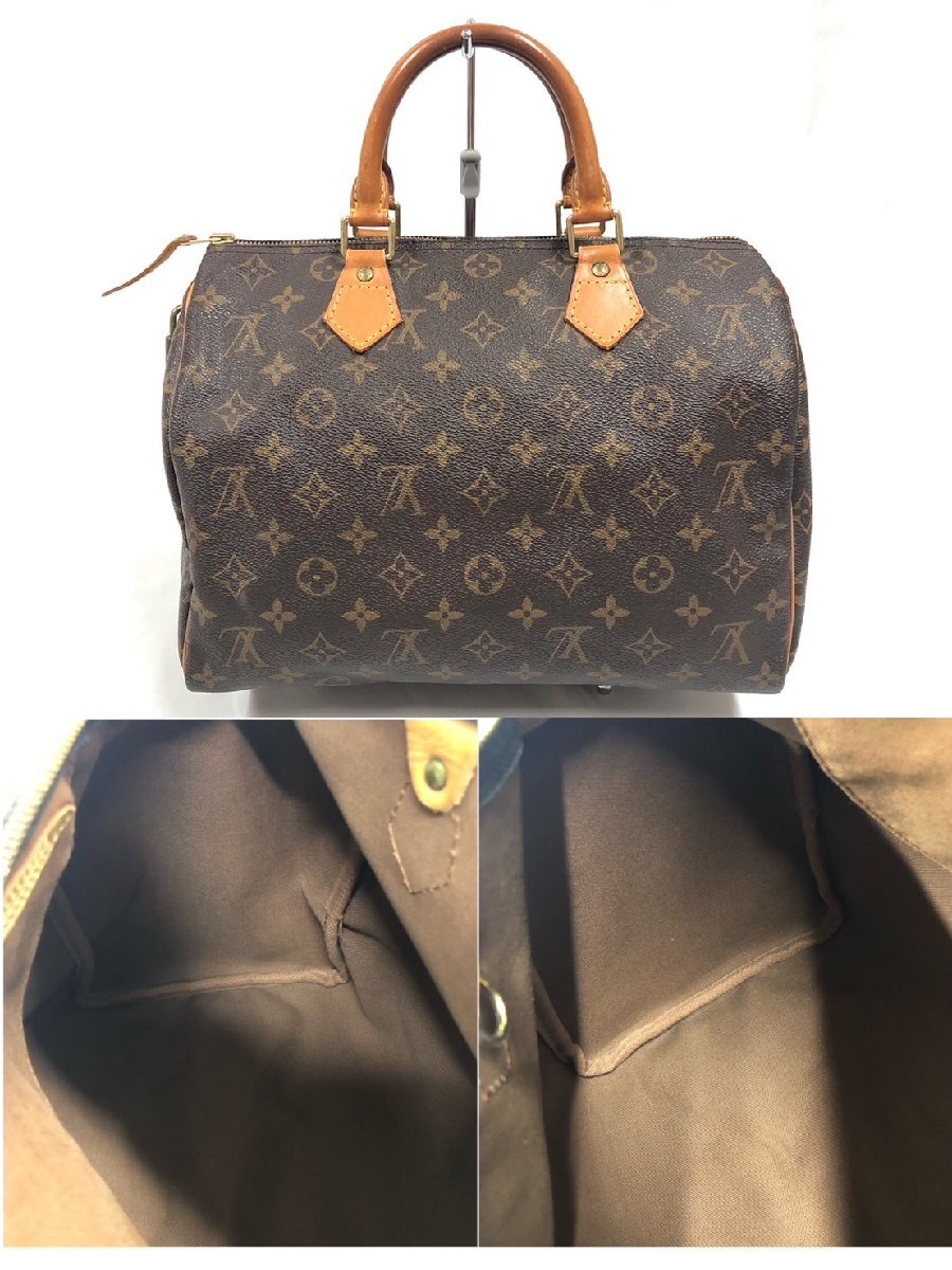 vVLOUIS VUITTON Louis Vuitton speedy 30 монограмма M41526 ручная сумочка Mini сумка "Boston bag" юг столица таблеток * ключ имеется * есть дефект Vv