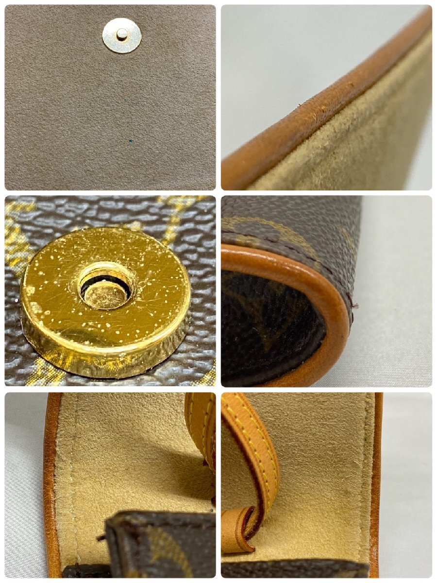 ** LOUIS VUITTON Louis Vuitton монограмма небольшая сумочка twin GM сумка на плечо сумка сумка наклонный .. оттенок коричневого ** M51852