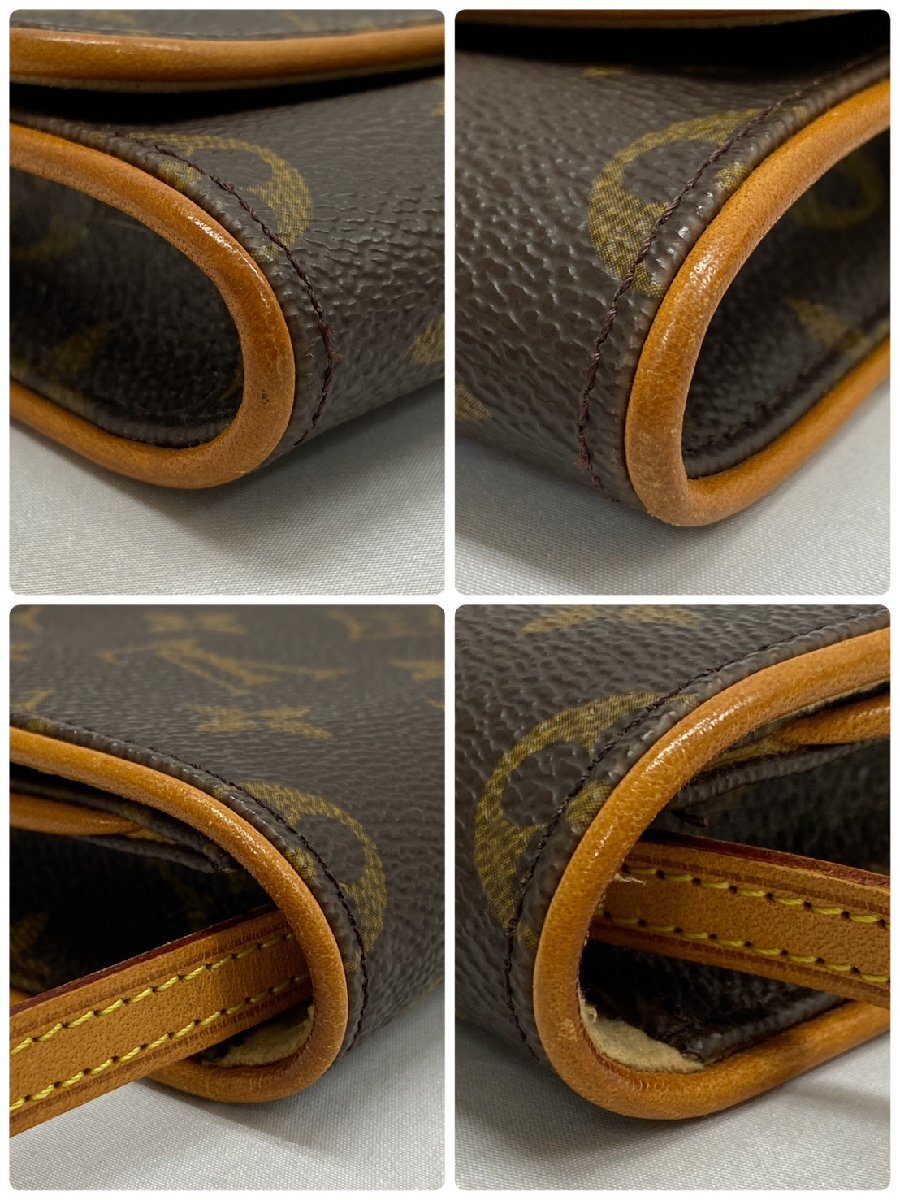 ** LOUIS VUITTON Louis Vuitton монограмма небольшая сумочка twin GM сумка на плечо сумка сумка наклонный .. оттенок коричневого ** M51852