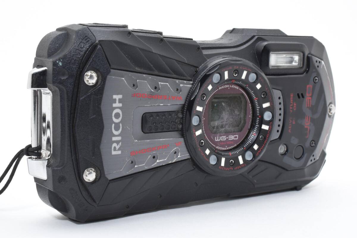 リコー RICOH コンパクトデジタルカメラ RICOH WG-30 [エボニーブラック] #982_画像4