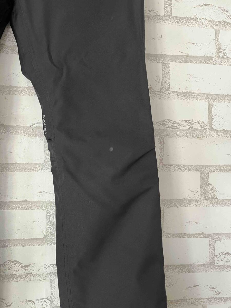 ★送料込み Holden Outerwear ホールデン スノーボード パンツ M 黒 snow board wear pants black 入手困難 レア お洒落★_画像10