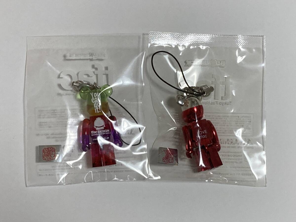 非売品 ベアブリック BE@RBRICK tfac 東京服飾専門学校 70% 2種セット メディコムトイ MEDICOM TOY_画像2