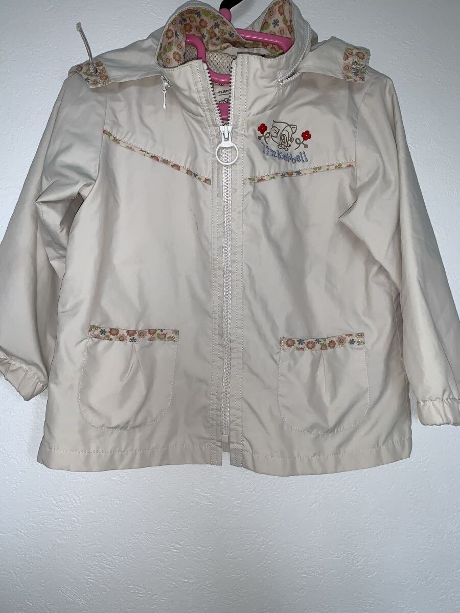 Tinkerbell ティンカーベル ウィンドブレーカー 95cm ベージュ系_画像1