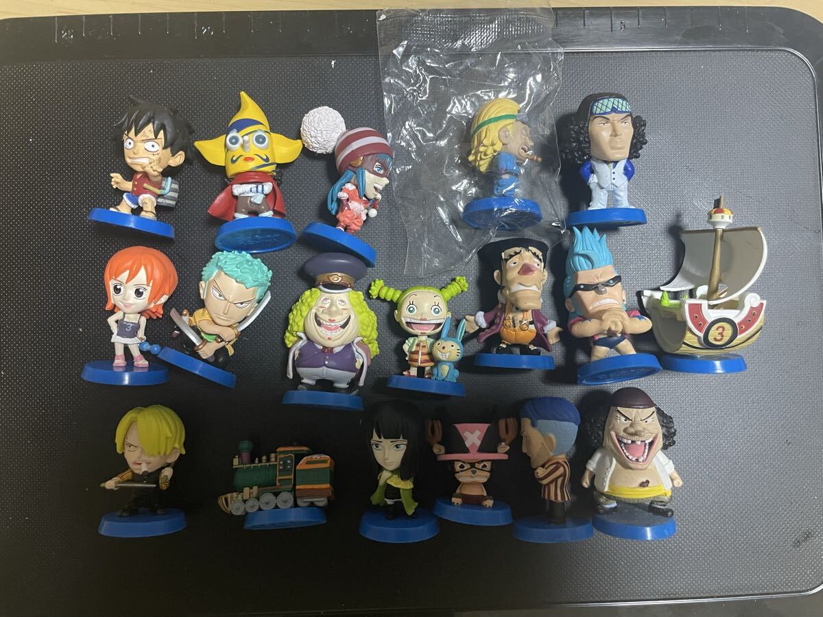 ワンピース　アニキャラヒーローズ　ウォーターセブン編　まとめ18個　 フィギュア_画像1