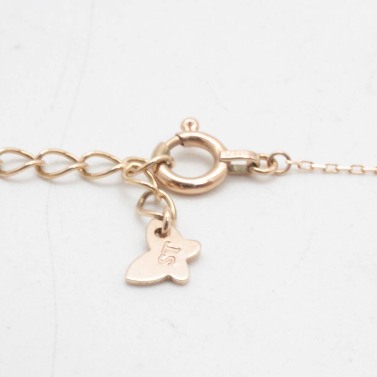 ◆◇【美品】SAMANTHA SILVA サマンサシルヴァ フラワー ネックレス K10PG/D0.05ct◇◆_画像6