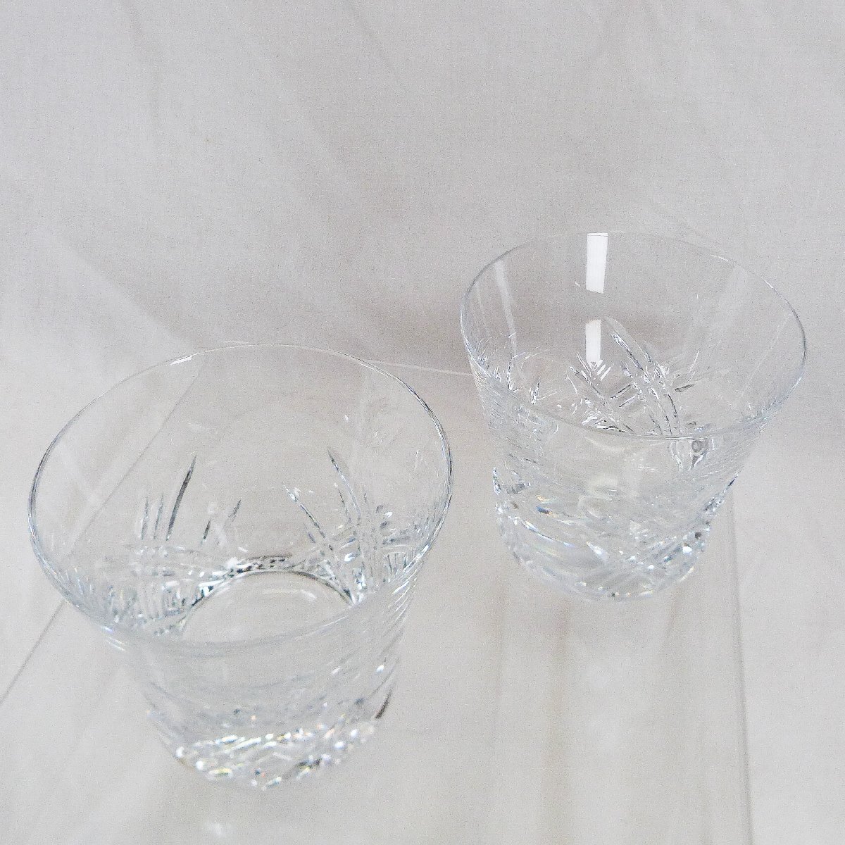 中古 Baccarat バカラ ステラ タンブラー 2014 ペア ロックグラス 難あり_画像3