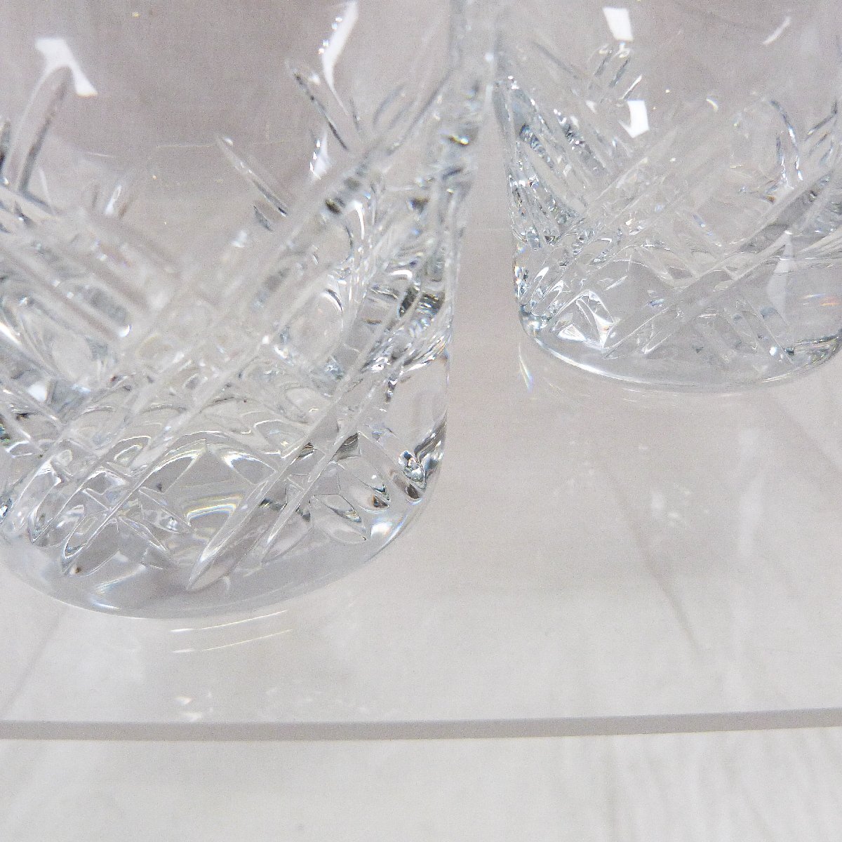 中古 Baccarat バカラ ステラ タンブラー 2014 ペア ロックグラス 難あり_画像4