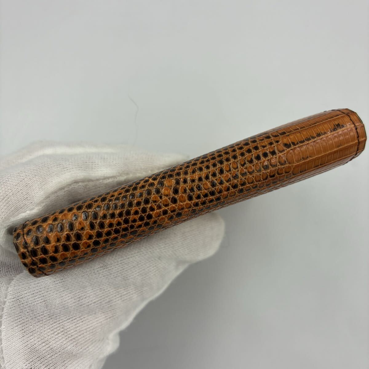 未使用■リザード　二つ折り財布　本物　ヴィンテージ 小銭入れあり_画像5