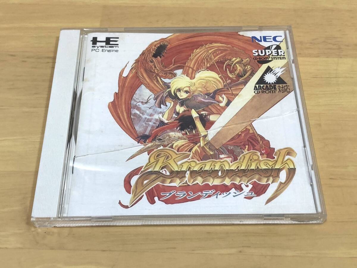 PCエンジン SUPER CD-ROM2 ブランディッシュ Brandish 動作確認済み_画像1
