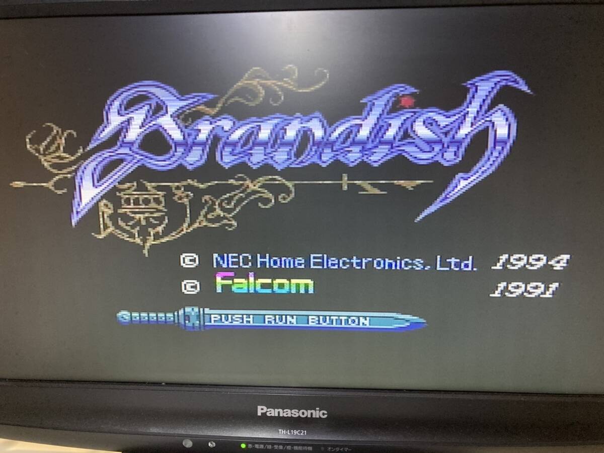 PCエンジン SUPER CD-ROM2 ブランディッシュ Brandish 動作確認済み_画像2