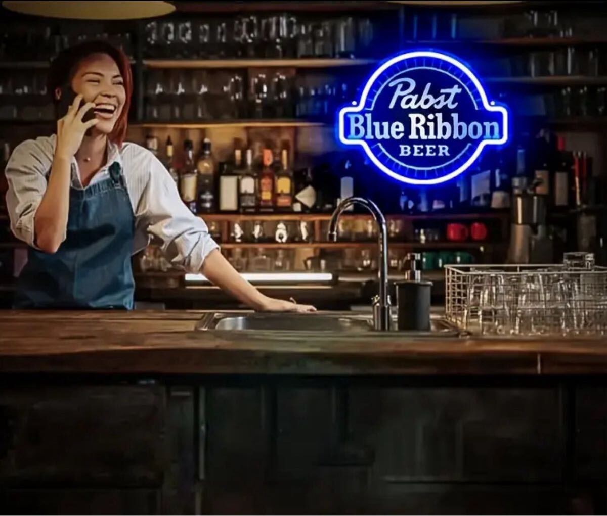  Blue Ribbon neon автограф 8092 LED дисплей интерьер гараж табличка неоновый свет смешанные товары american BAR модный орнамент пиво 